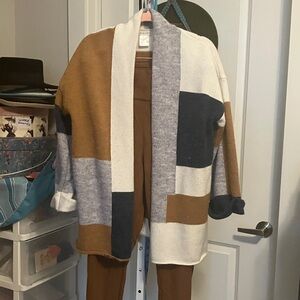 Main Strip Cozy Knit Cardigan